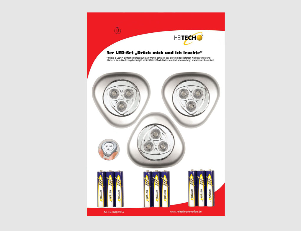 Mini-LED-Licht 3er