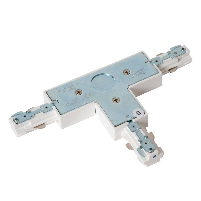 Connecteur en T Track blanc LUCIDE