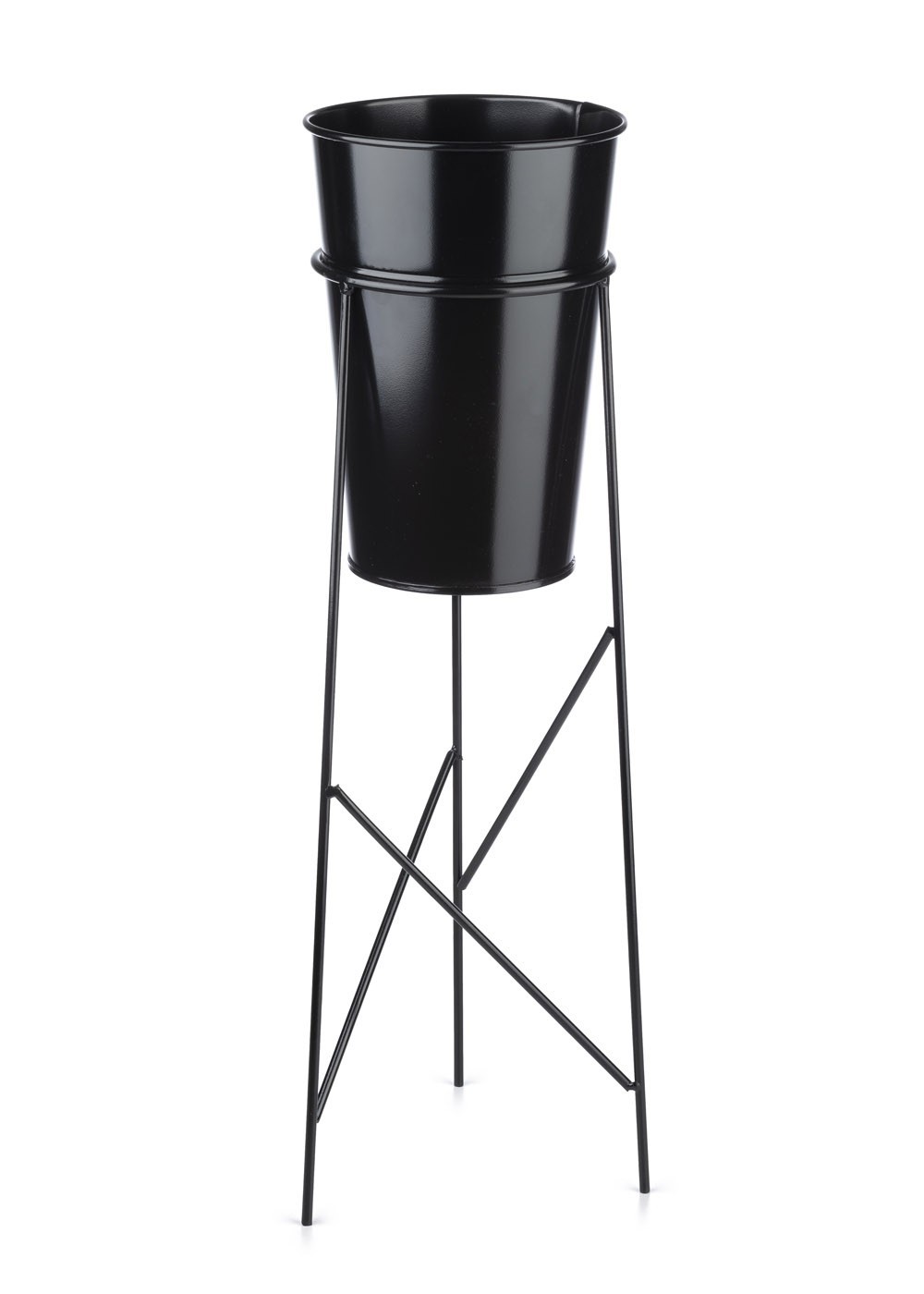 Kwietnik stojak na rośliny 72 cm czarny LOFT