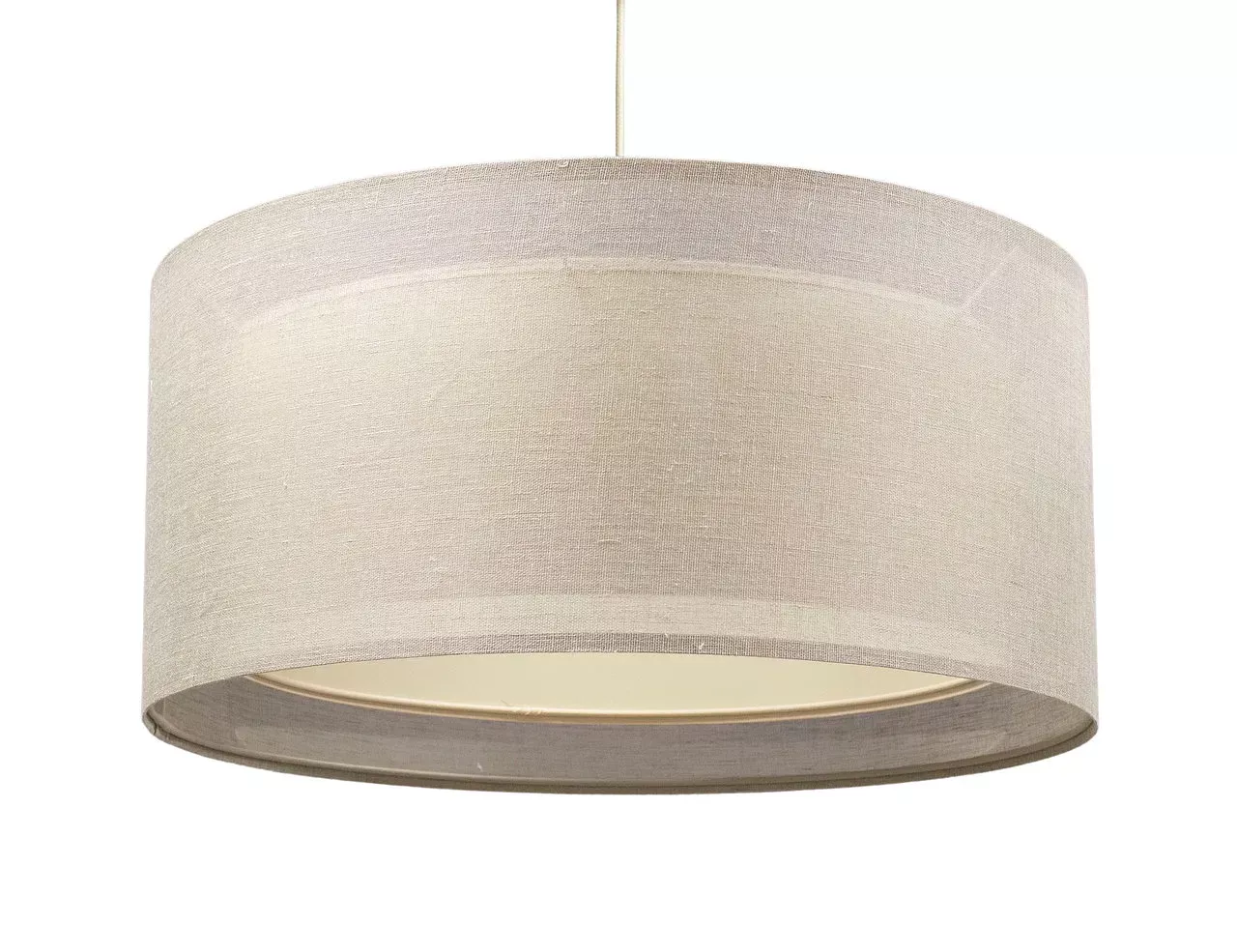 Lampa wisząca DUO LEN LIGHT 50 beżowa