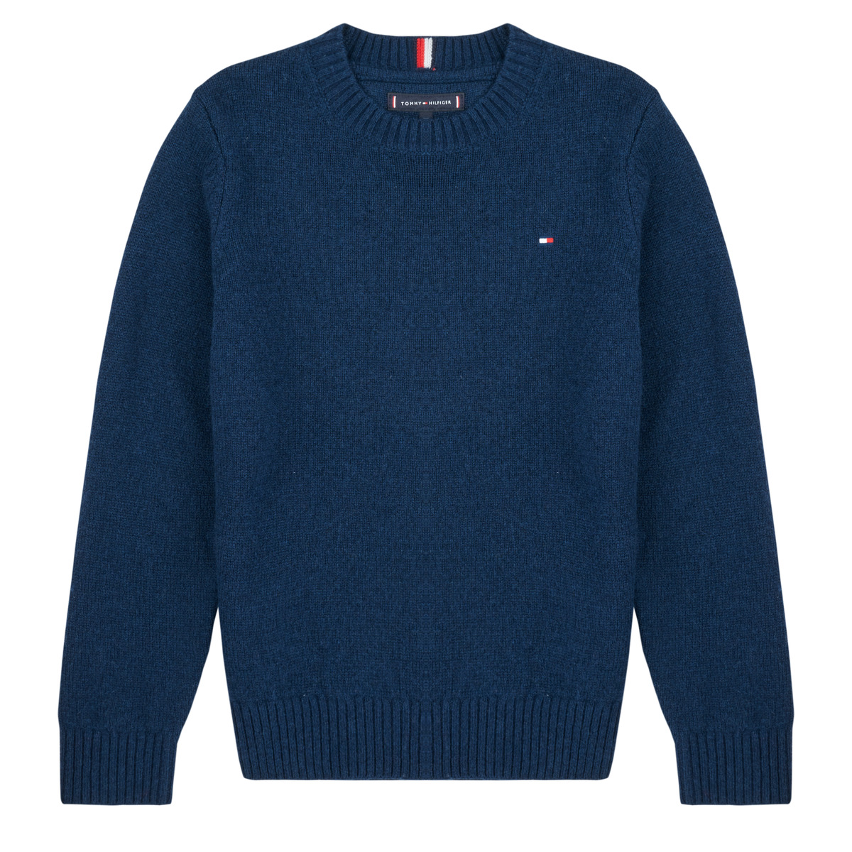 Tommy Hilfiger - LAMBSWOOL CN SWEATER - Marine