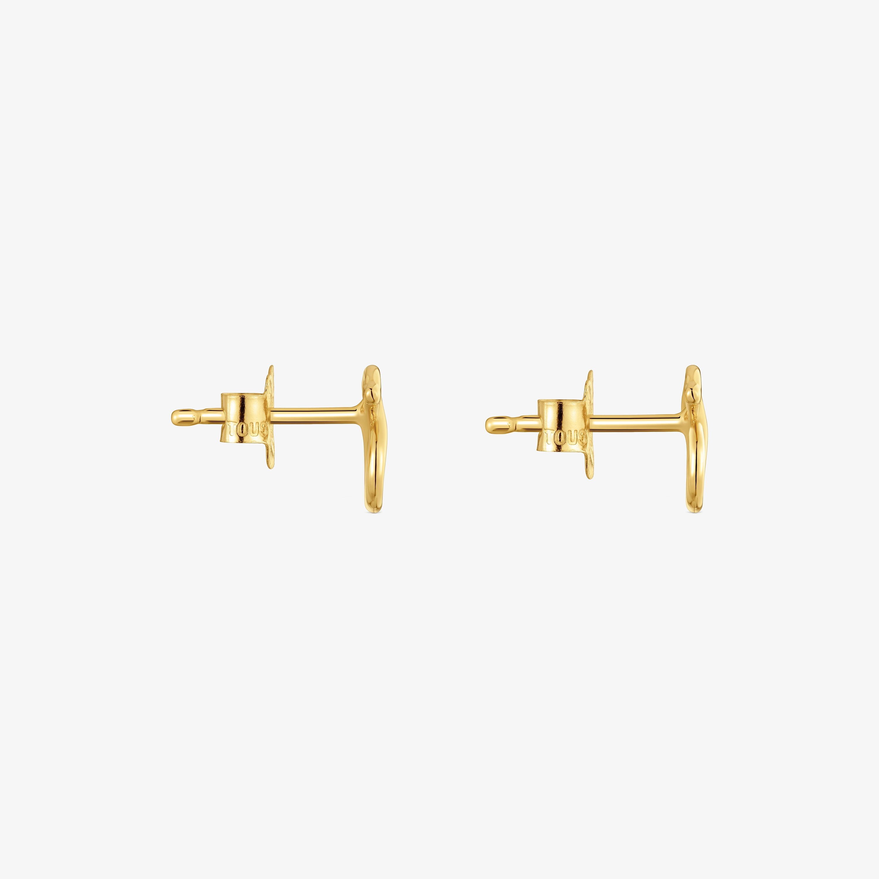 Pendientes de oro 9 kt motivo oso 8 mm TOUS Infinity