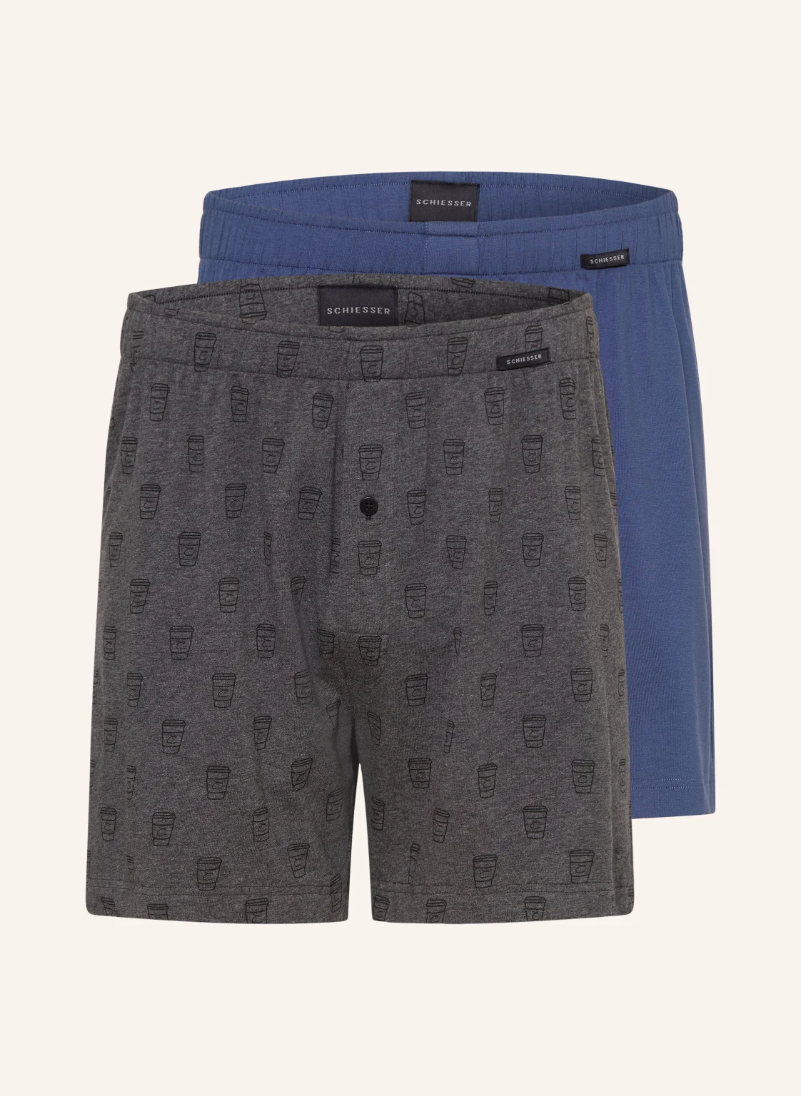 SCHIESSER 2er-Pack Boxershorts MODERN MULTIPACKS