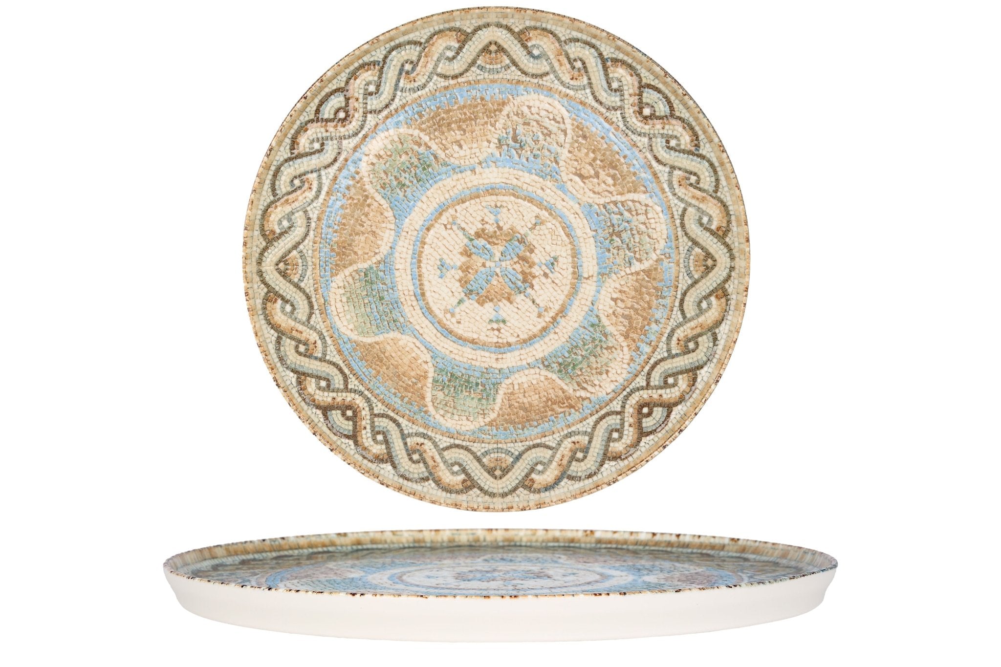 Rinart Dinerbord - Celest - Porselein - 28 cm - set van 6