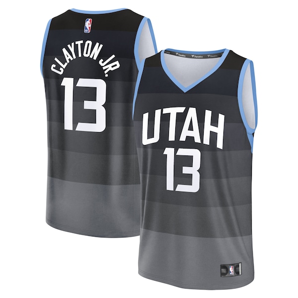 Walter Clayton Jr. Utah Jazz  2025/26 City Edition Fast Break Jersey - Black