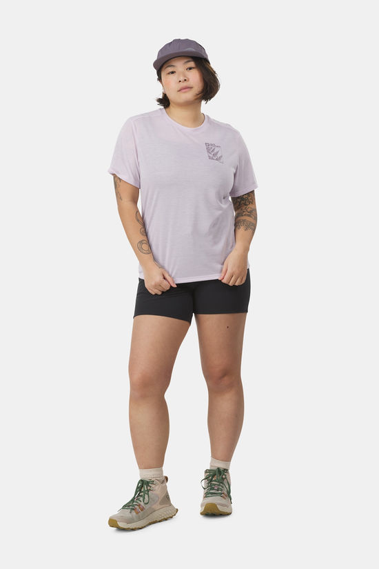 Jack Wolfskin Vonnan Graphic T-Shirt Dames