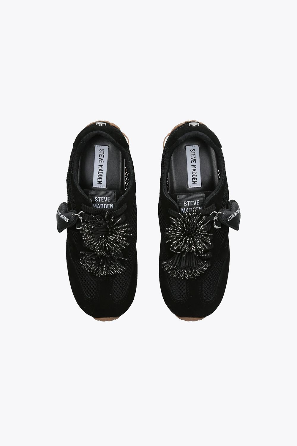 STEVE MADDEN Coheart Black' Fabric Trainers