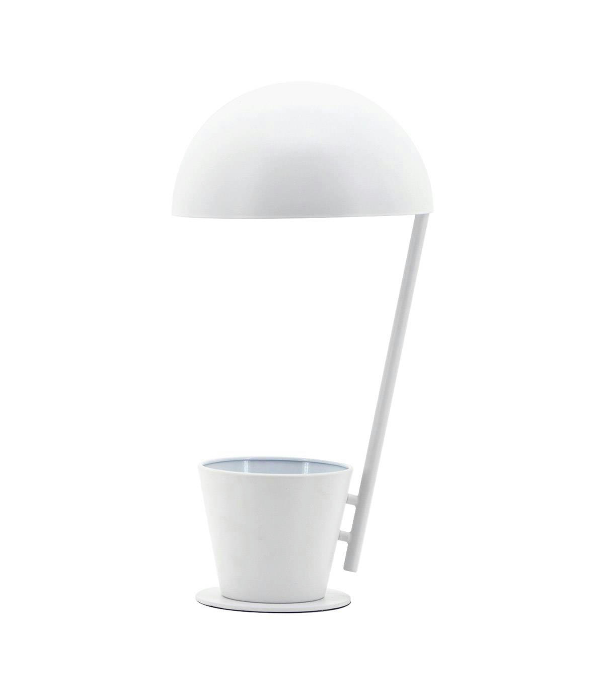 PRETTY - Lampe en métal blanc h.40 cm