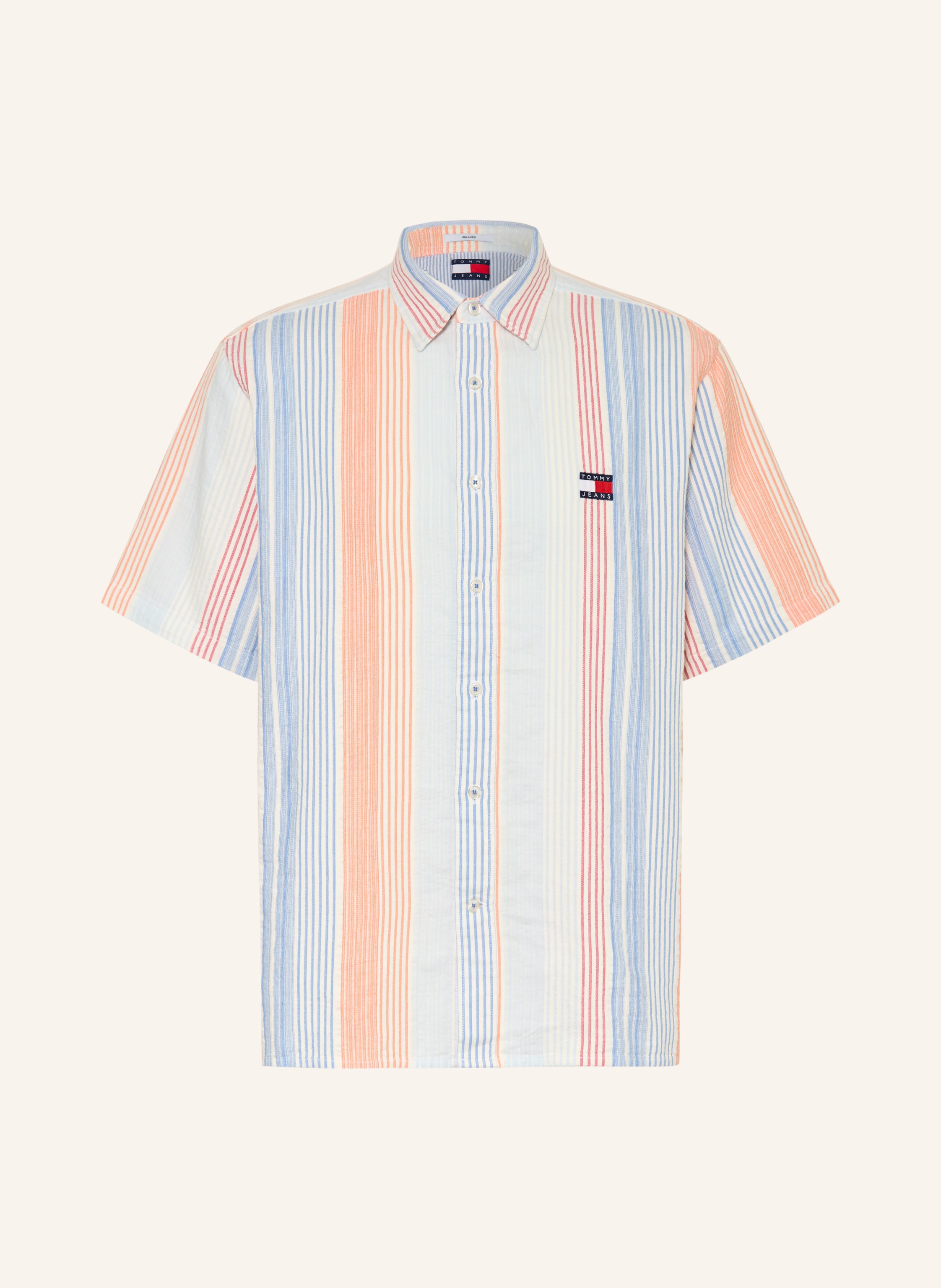 TOMMY JEANS Kurzarm-Hemd Relaxed Fit