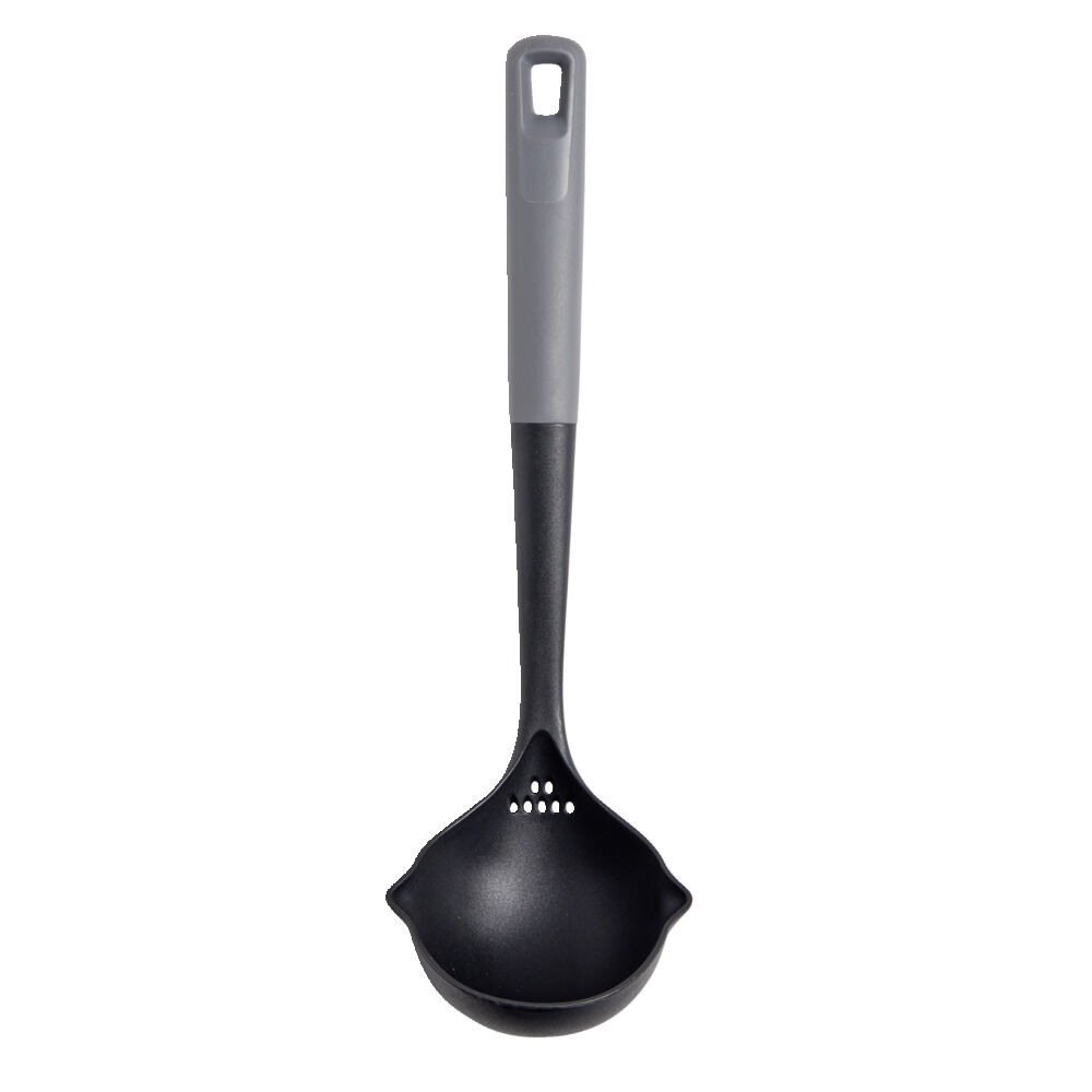 Louche en plastique noir et gris L.33,5cm