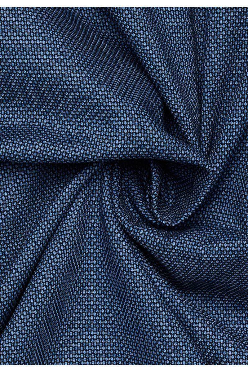 ETERNA Slim Fit Hemd marine, Strukturiert