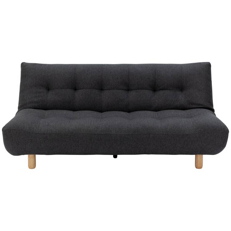 Habitat Kota Boucle3 Seater ClicClac SofaBed-Charcoal