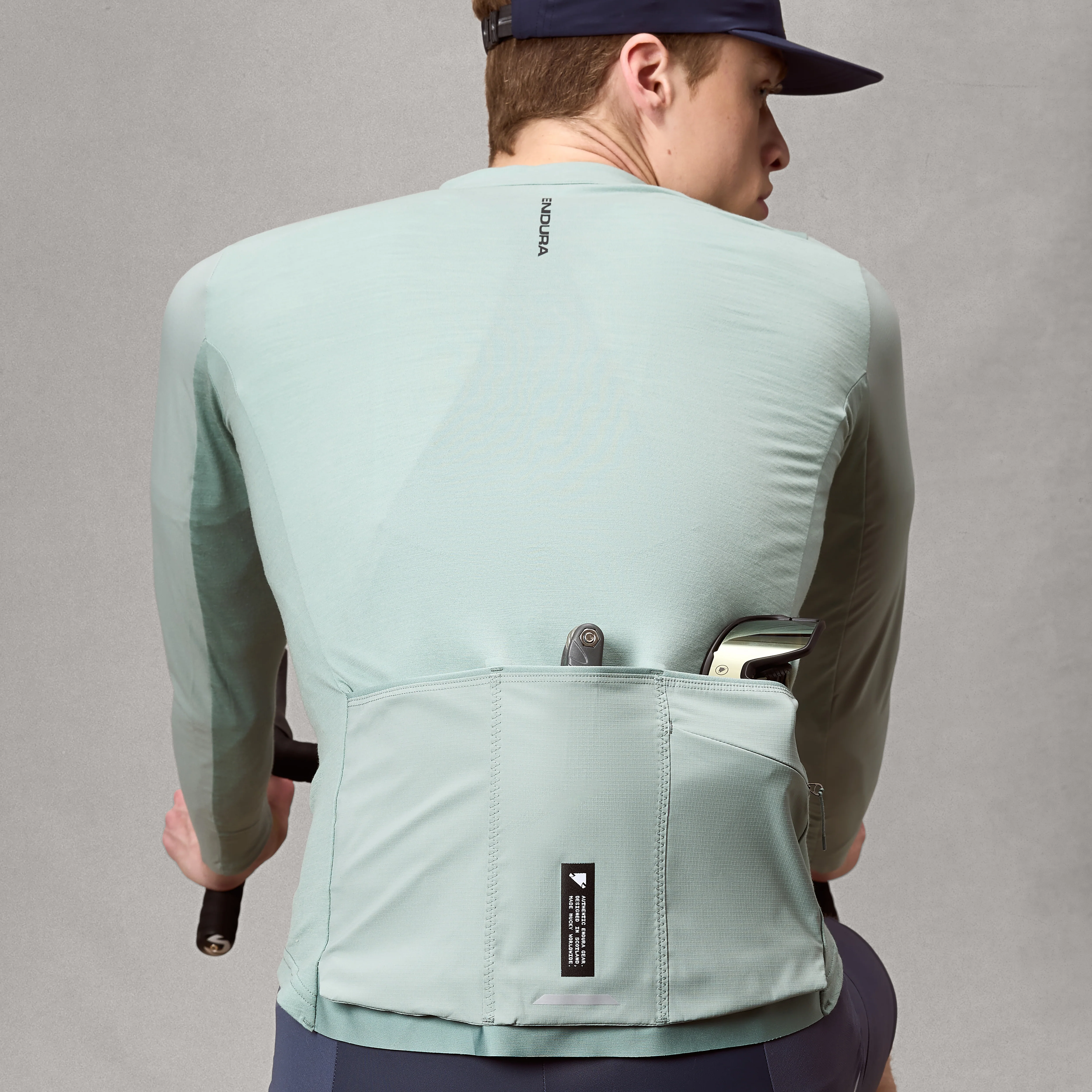 Men's AllTrack Ride L/S Jersey - Sage Green
