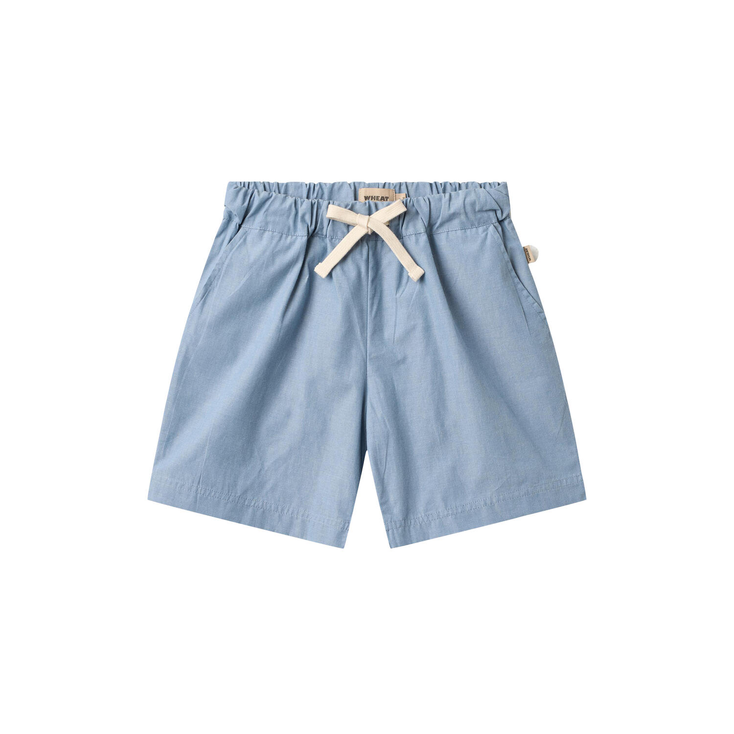 Shorts Cuba, blue chambrey