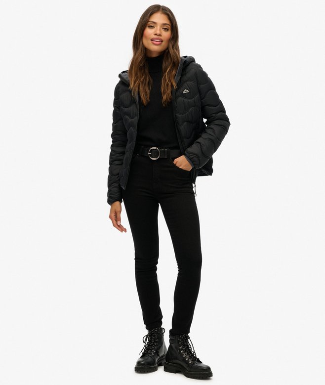Hooded Fuji Lite Wave Padded Jacket