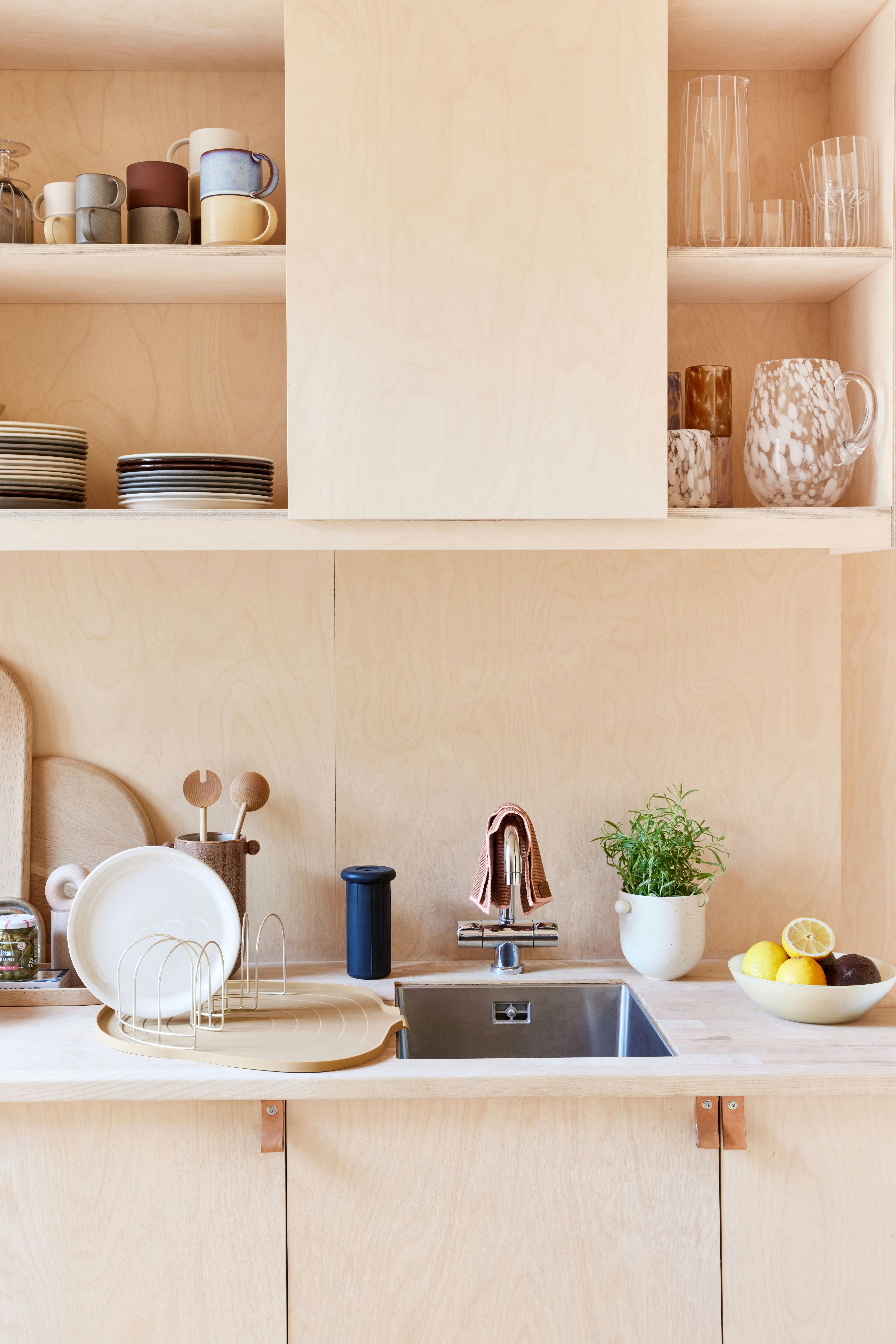 MUNDUS - Lot de 3 linges à vaisselle bleu en polyester h30x30cm