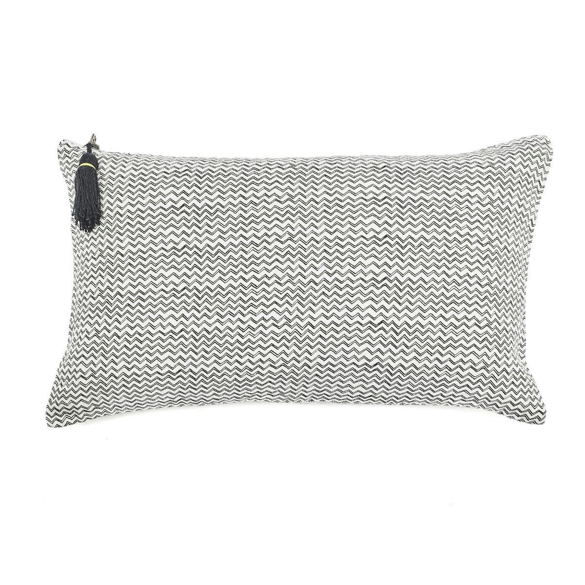 AFRIQUE ETNIQUE - AFRIQUE - Coussin en lin pur lavé Sahara 30x50