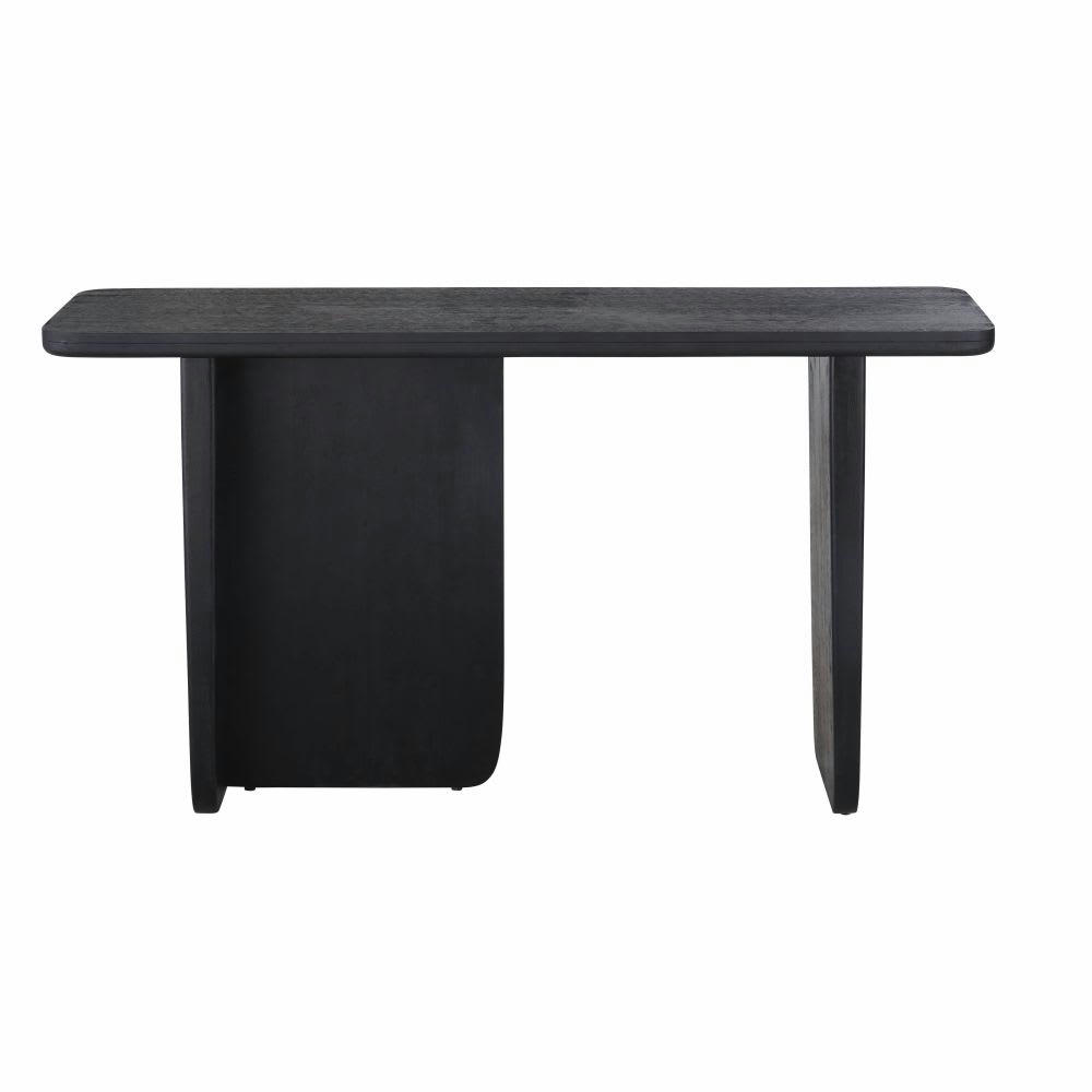 Attica - Console en bois de manguier massif noir