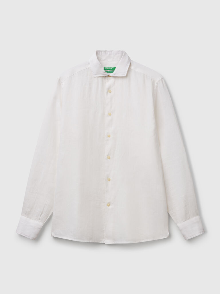 Shirt in pure linen