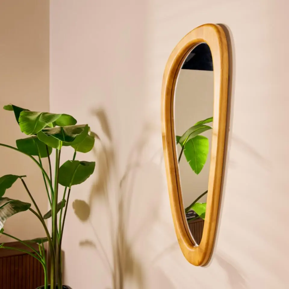 Organische Spiegel Fred - Hout 180cm