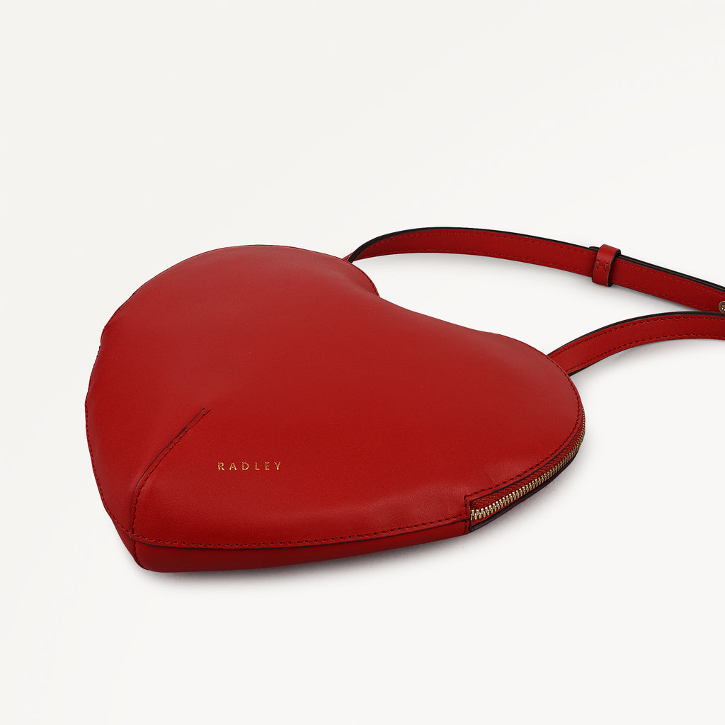 Heart Street - Medium Ziptop Cross Body Bag