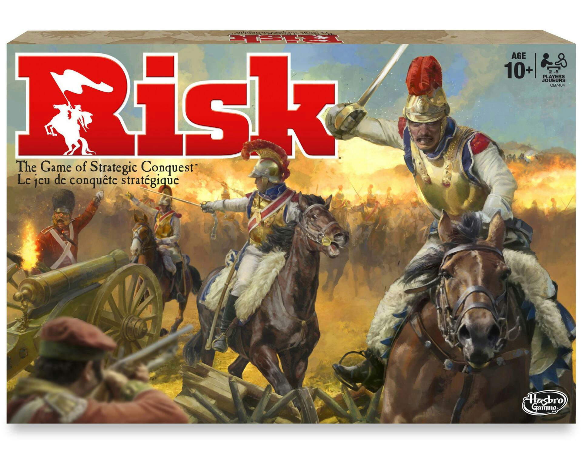 Hasbro Risk Strategy Board Game,  Includes 12 Secret Missions, Ages 10+