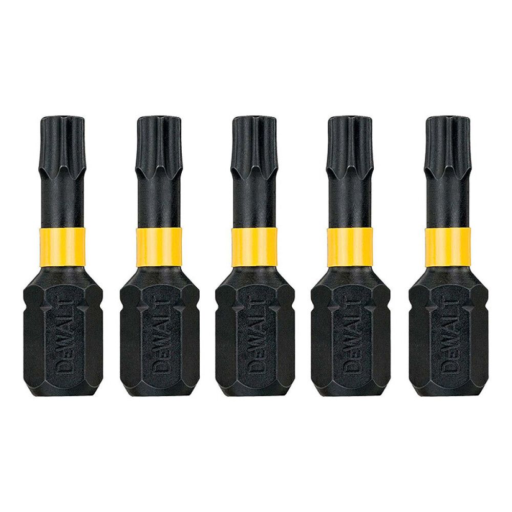 TORSION BITS DEWALT T30 25MM 5STK