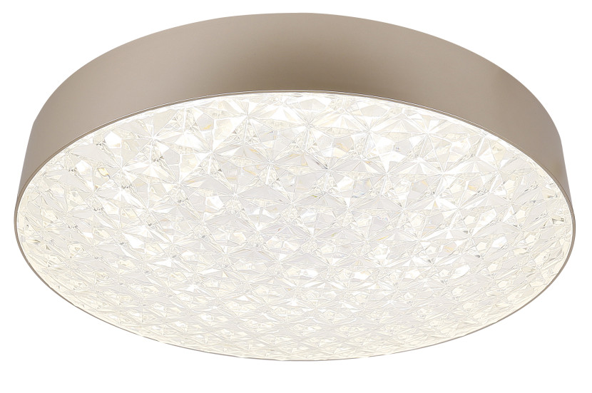 Plafon LUXISokrągły transparentny LED 1x60W 48,5cm 4000lm IP20 Candellux