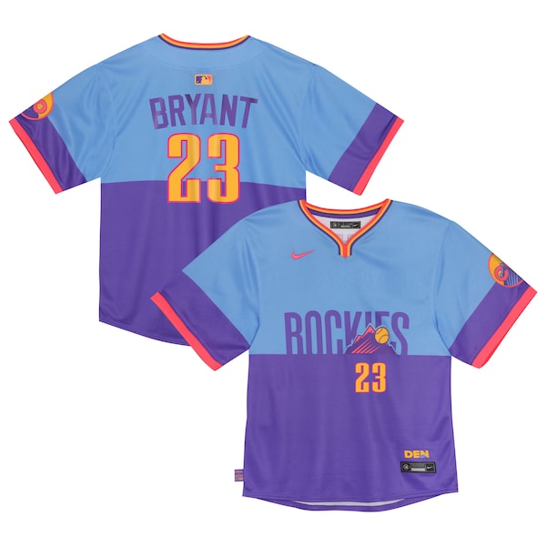Kris Bryant Colorado Rockies Nike Toddler 2025 City Connect Limited Player Jersey - Purple/Light Blue