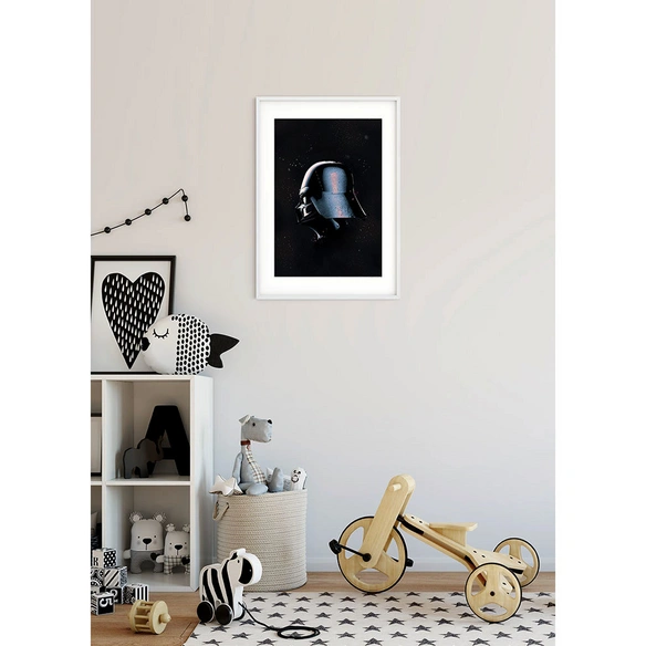 Wandbild, BxH: 40 x 50 cm, schwarz