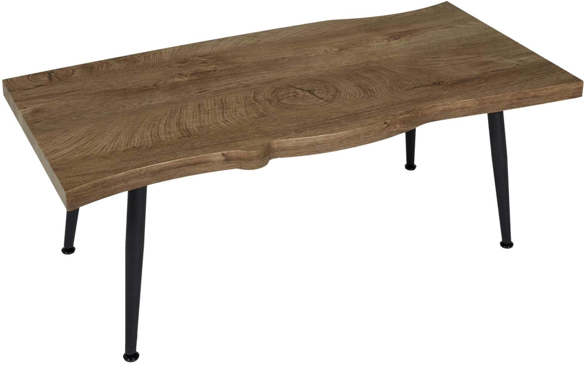 FOREST - Table basse effet bois et métal forest
