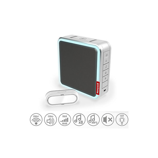 Carillon mobile sans fil honeywell 200m, , mode sommeil et silence, mélodies personnalisables