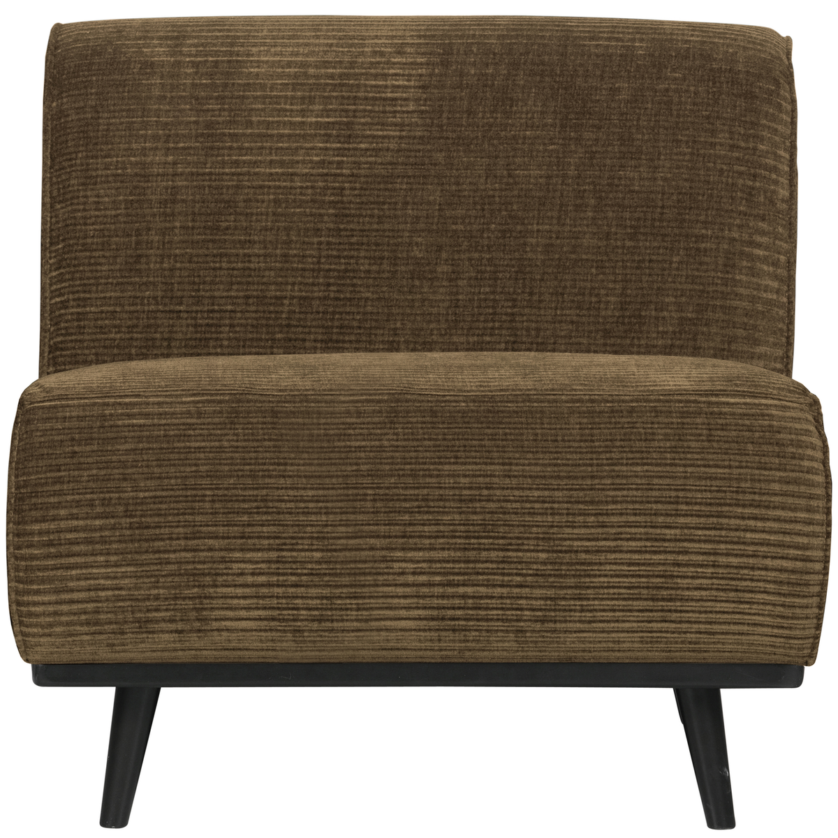 WOOOD 1-zits element Statement - Ribstof - Rock - 77x79x93