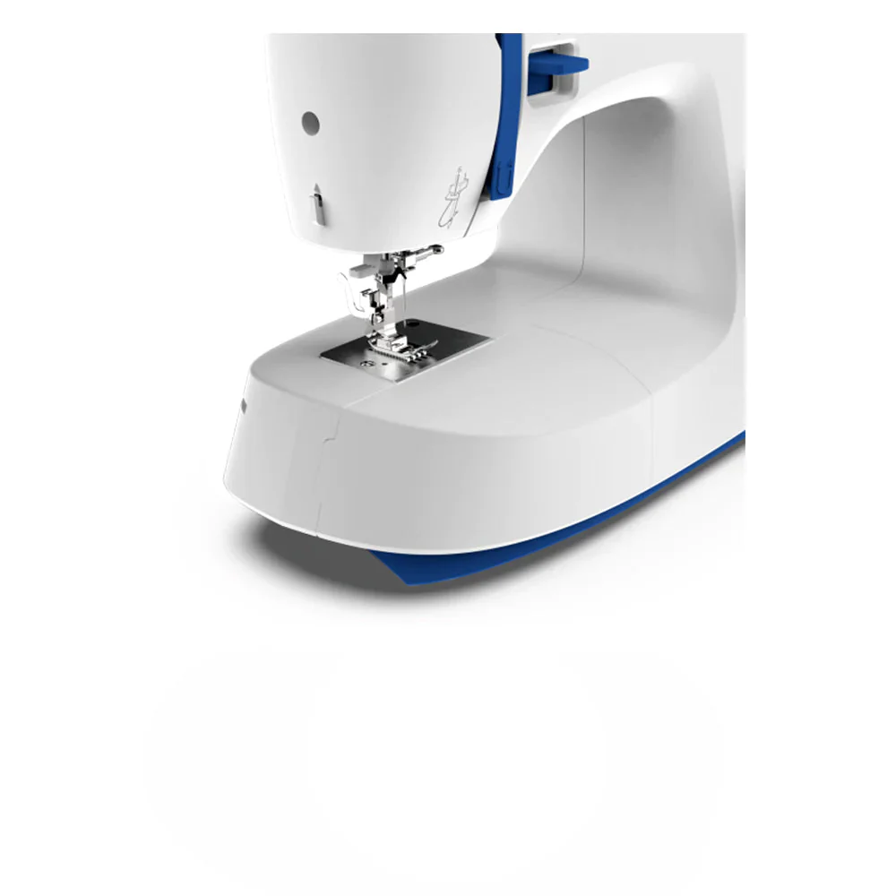 NECCHI K432A Sewing Machine, Manual Select 32 Stitch, Blue Cream