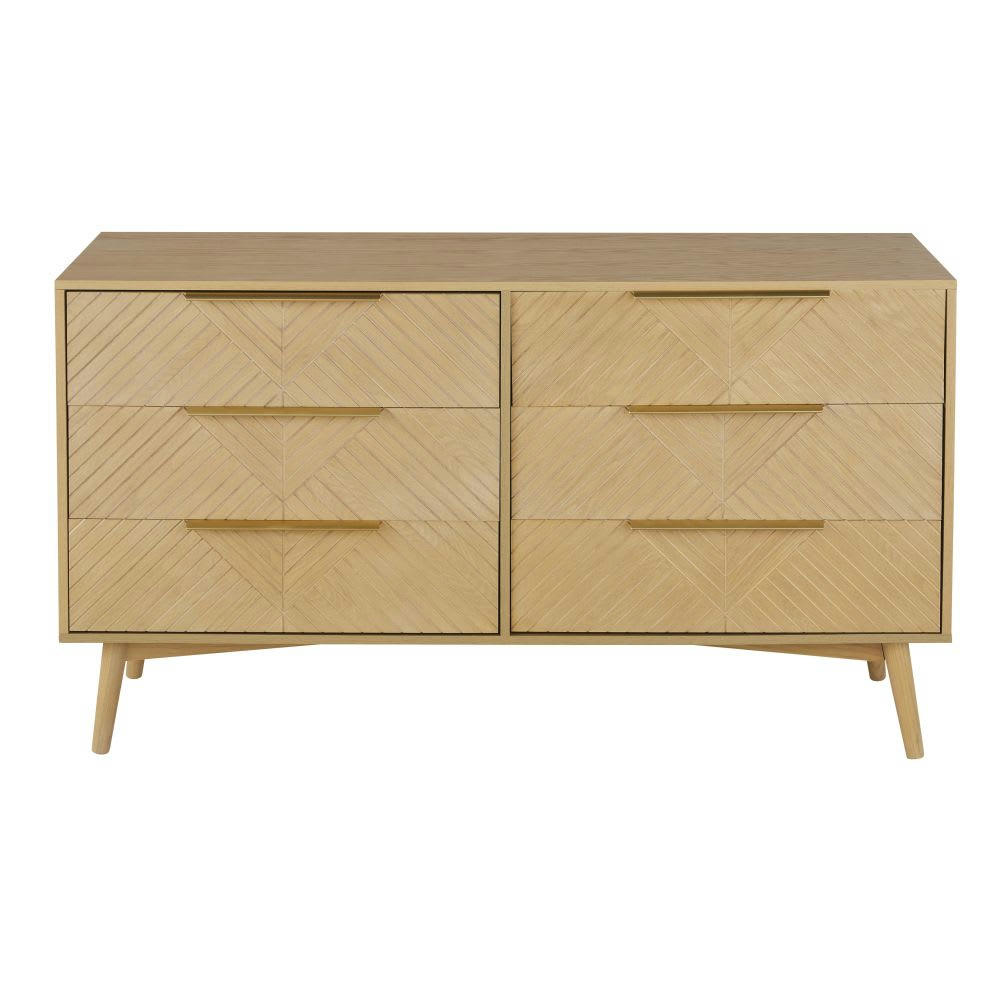 Axelle - Commode double 6 tiroirs
