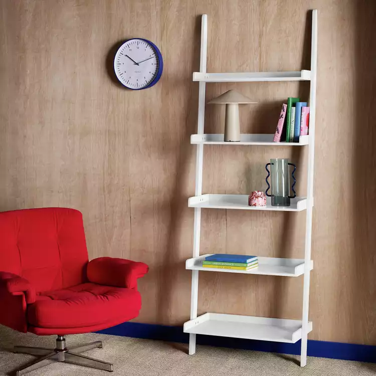 Habitat Jessi 5 Shelves Wide Bookcase - White