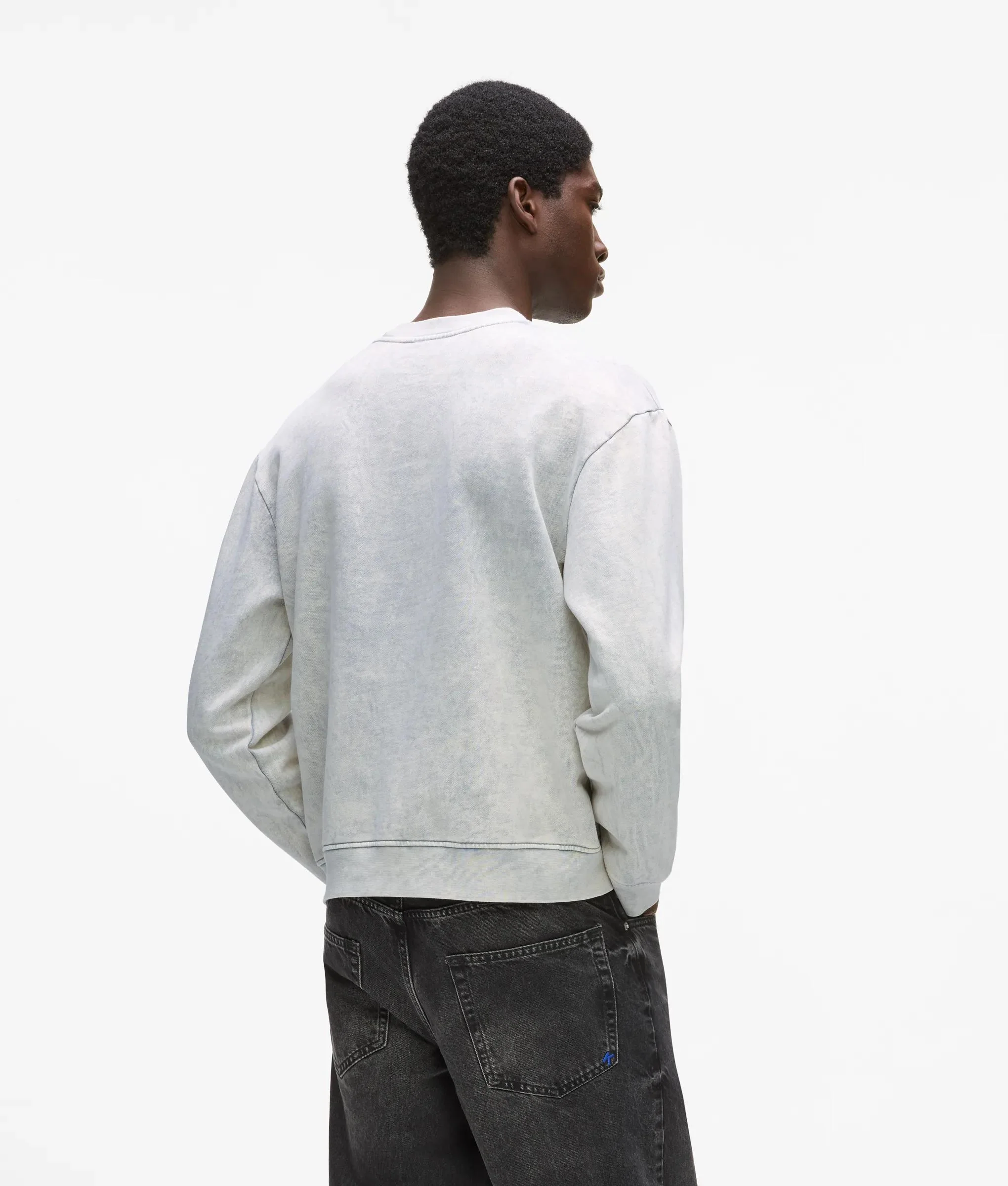 Sweat-shirt classique délavé