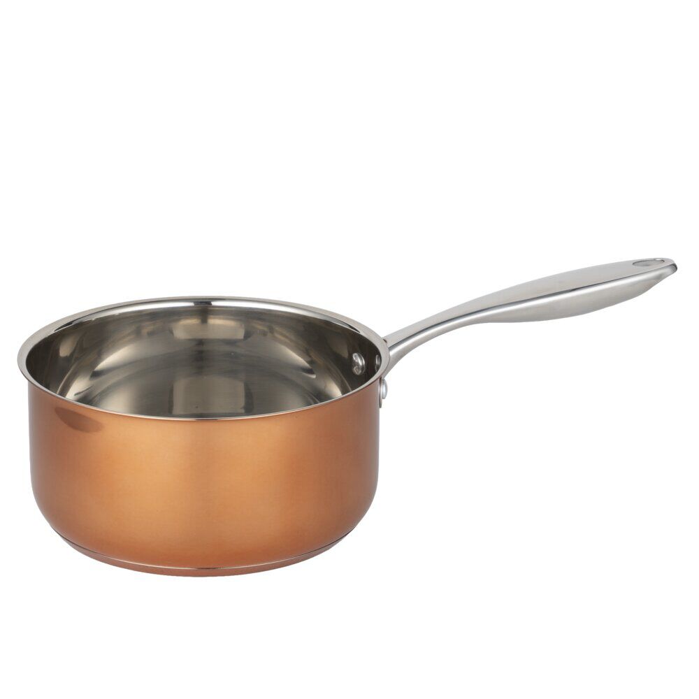 Casserole effet cuivre acier et aluminium tous feux Ø18cm