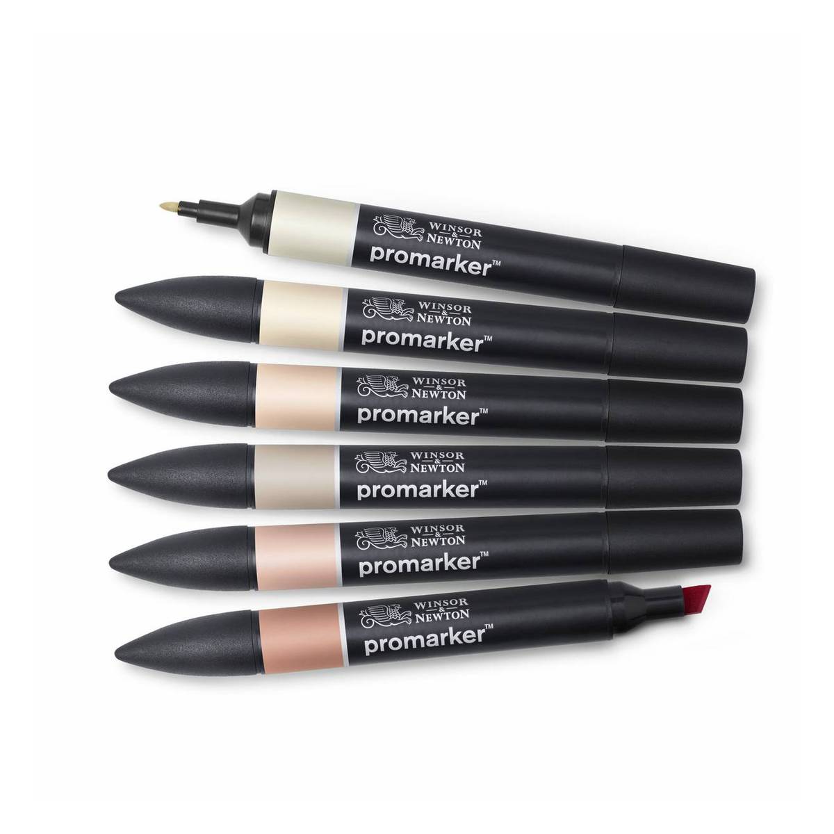 Winsor & Newton Skin Tone Promarkers Set 1 6 Pack