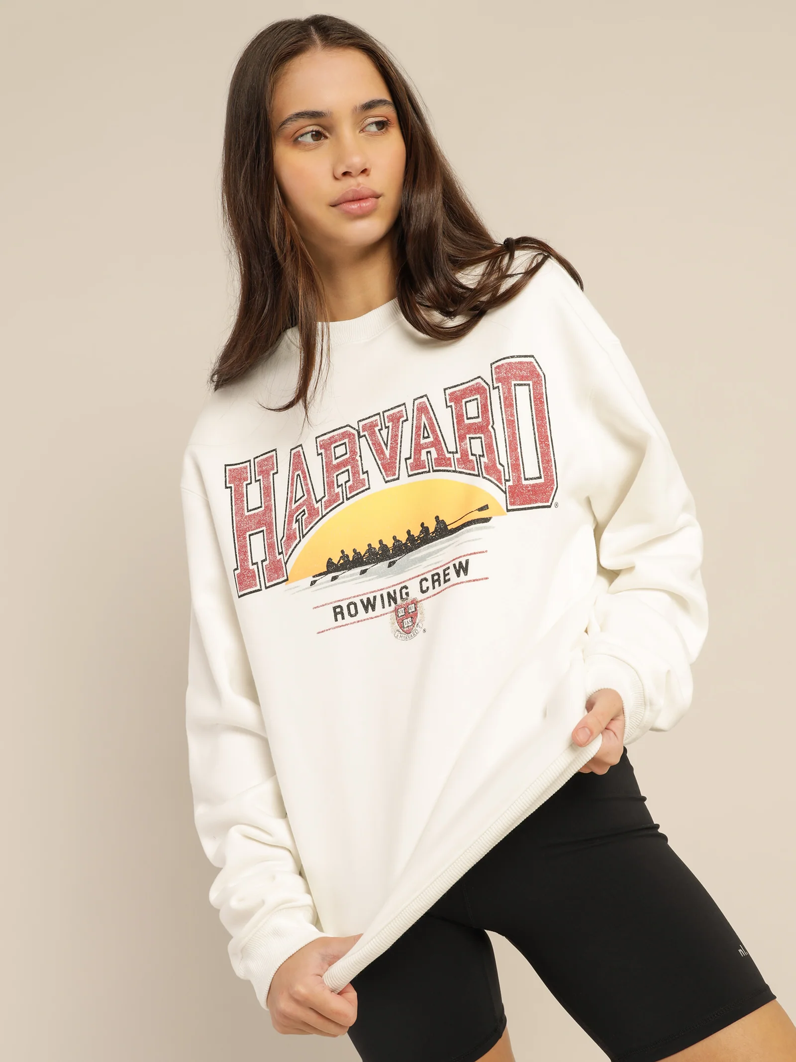 Harvard Vintage Sunset Crew Sweater