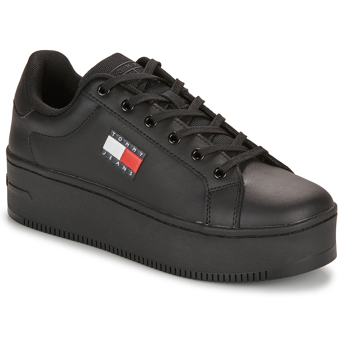 Tommy Jeans - TJW FLATFORM ESS - Black