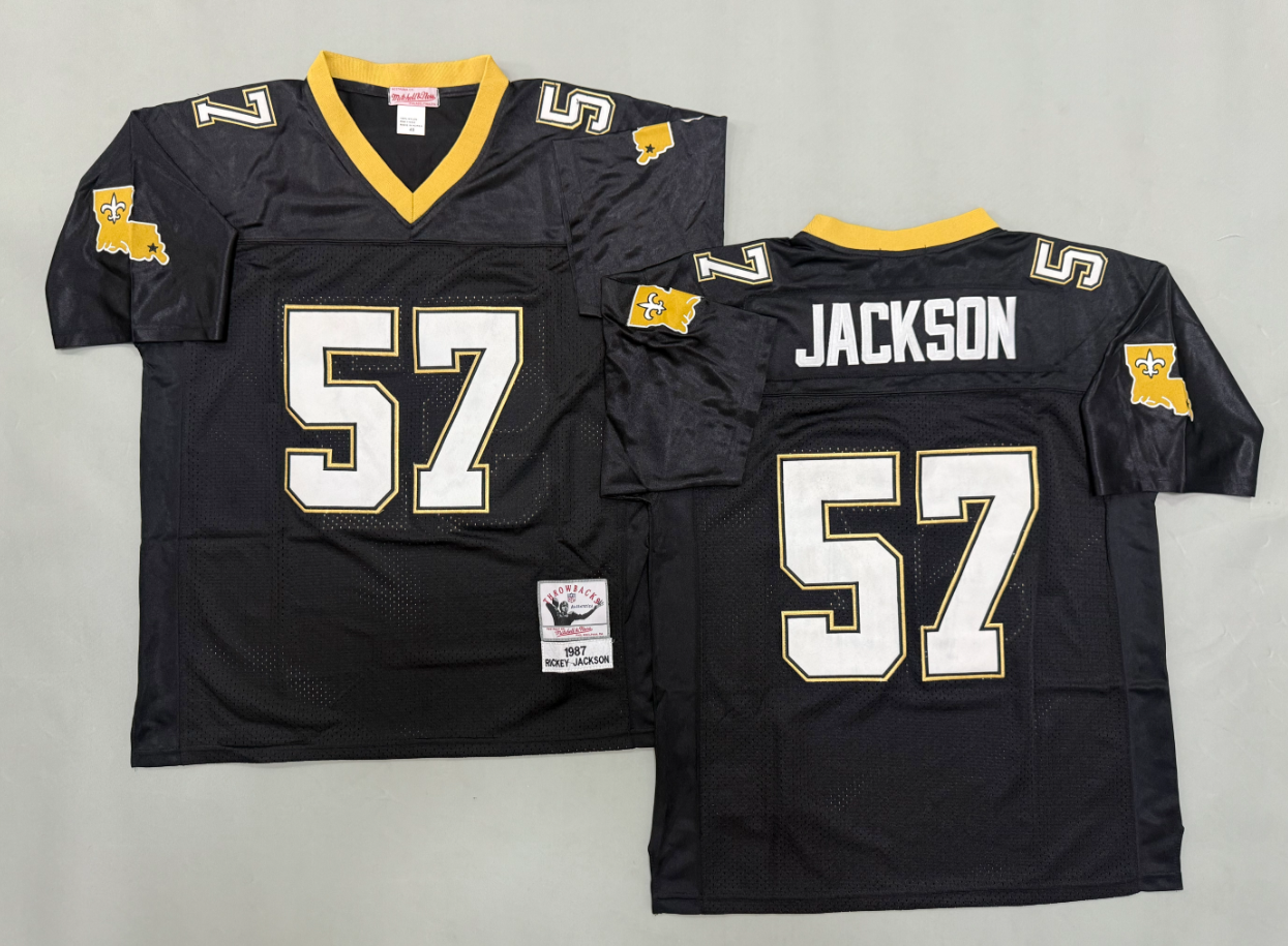 EXLEY-JACKSON New Orleans Saints Authentic Throwback Retired Player Jersey