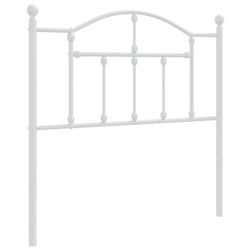 NNEVL Metal Headboard White 90 cm