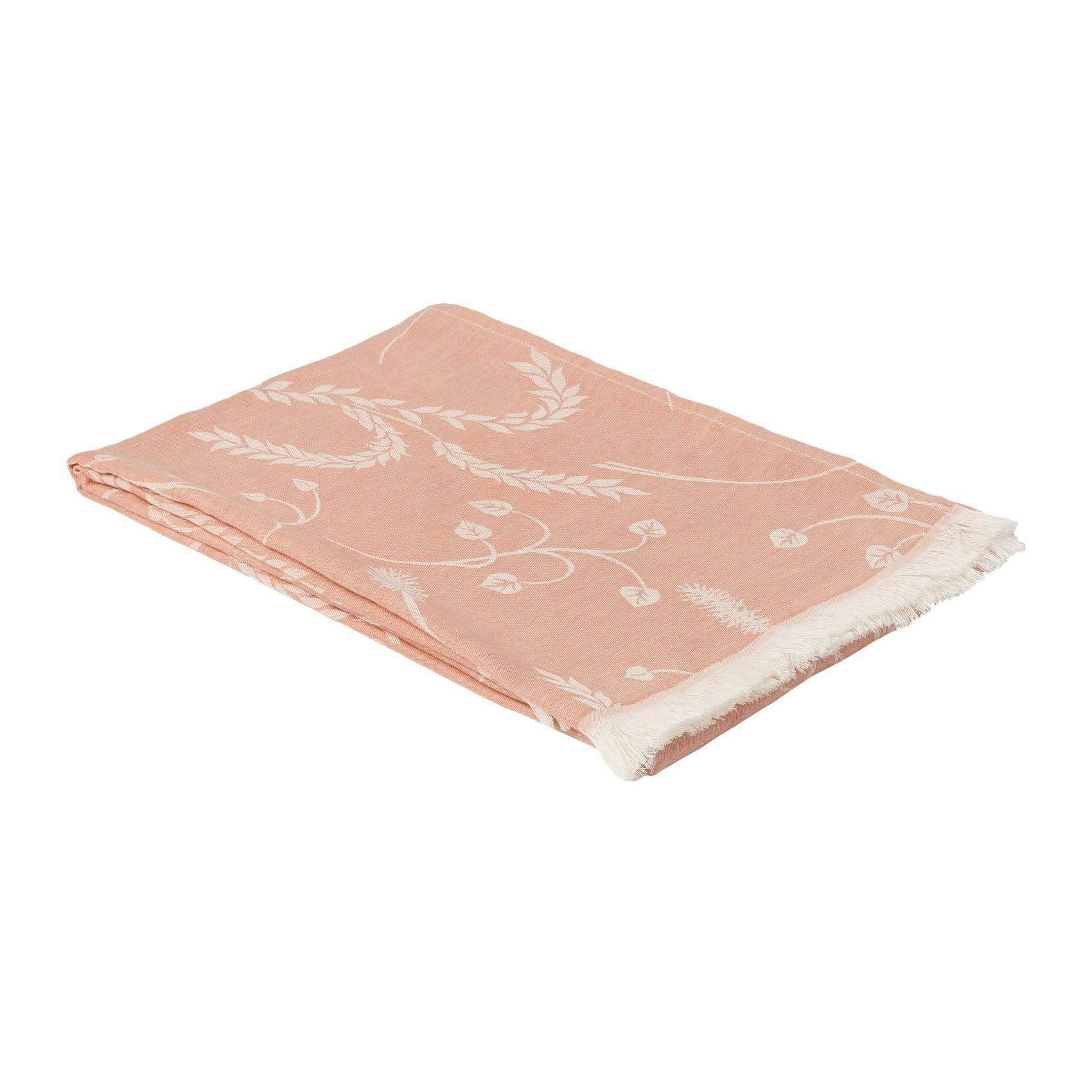 CHAUSEY - Plaid en lin et coton motif épis de blé