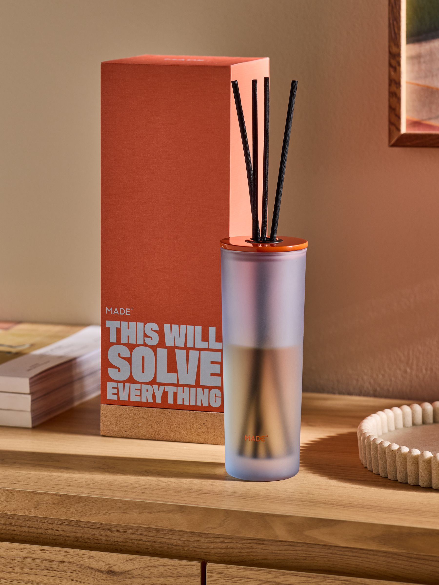 200ml Fragranced Reed Diffuser in Lavender and Cardamon
