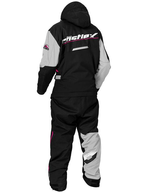 Castle X Women's Monosuit, Black/Silver/Pink