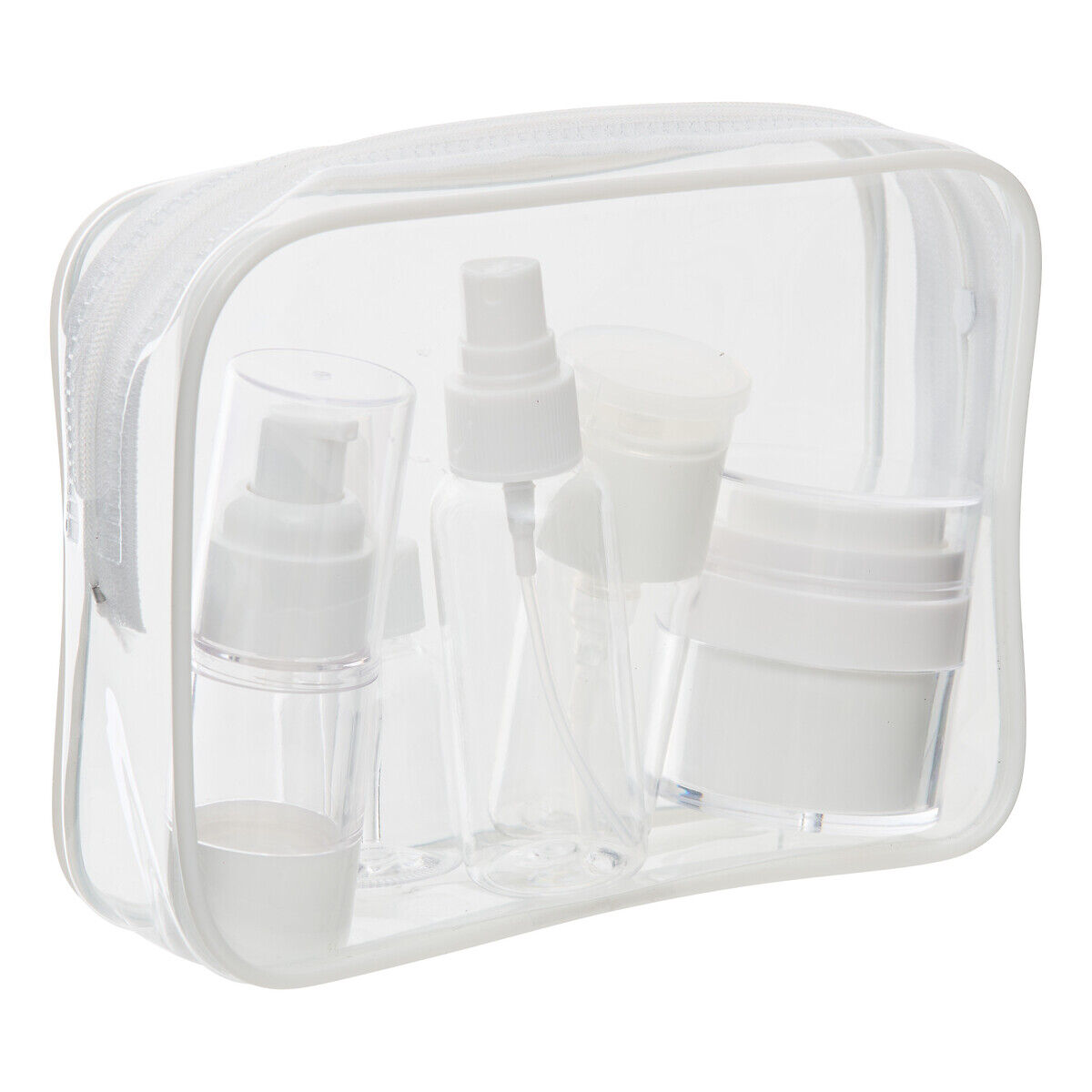 Conjunto de 5 frascos para viagem