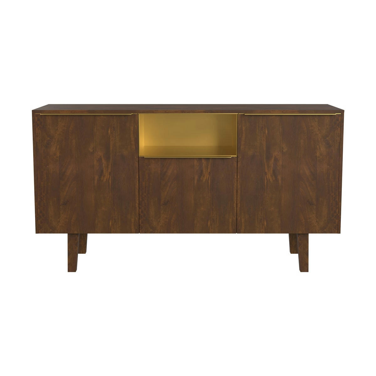 TAIKO - Buffet en bois de manguier 2 portes 1 niche