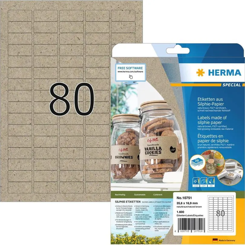 Etiketten 20er-Set Universal-Etiketten