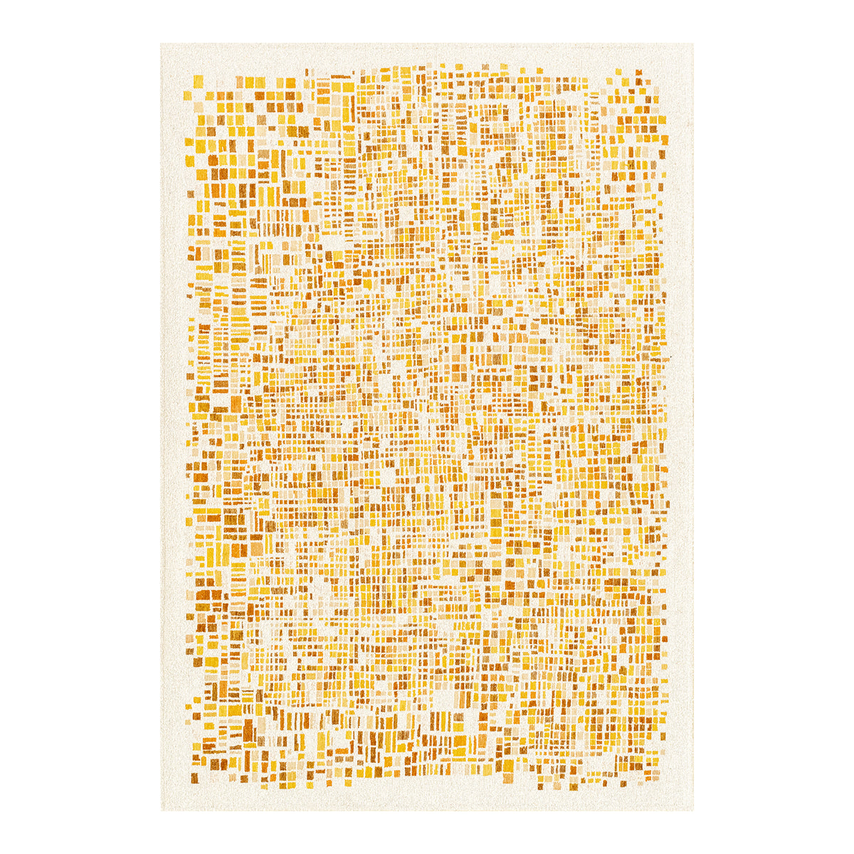 Ecorugs vloerkleed Moon - oranje - 100x140cm